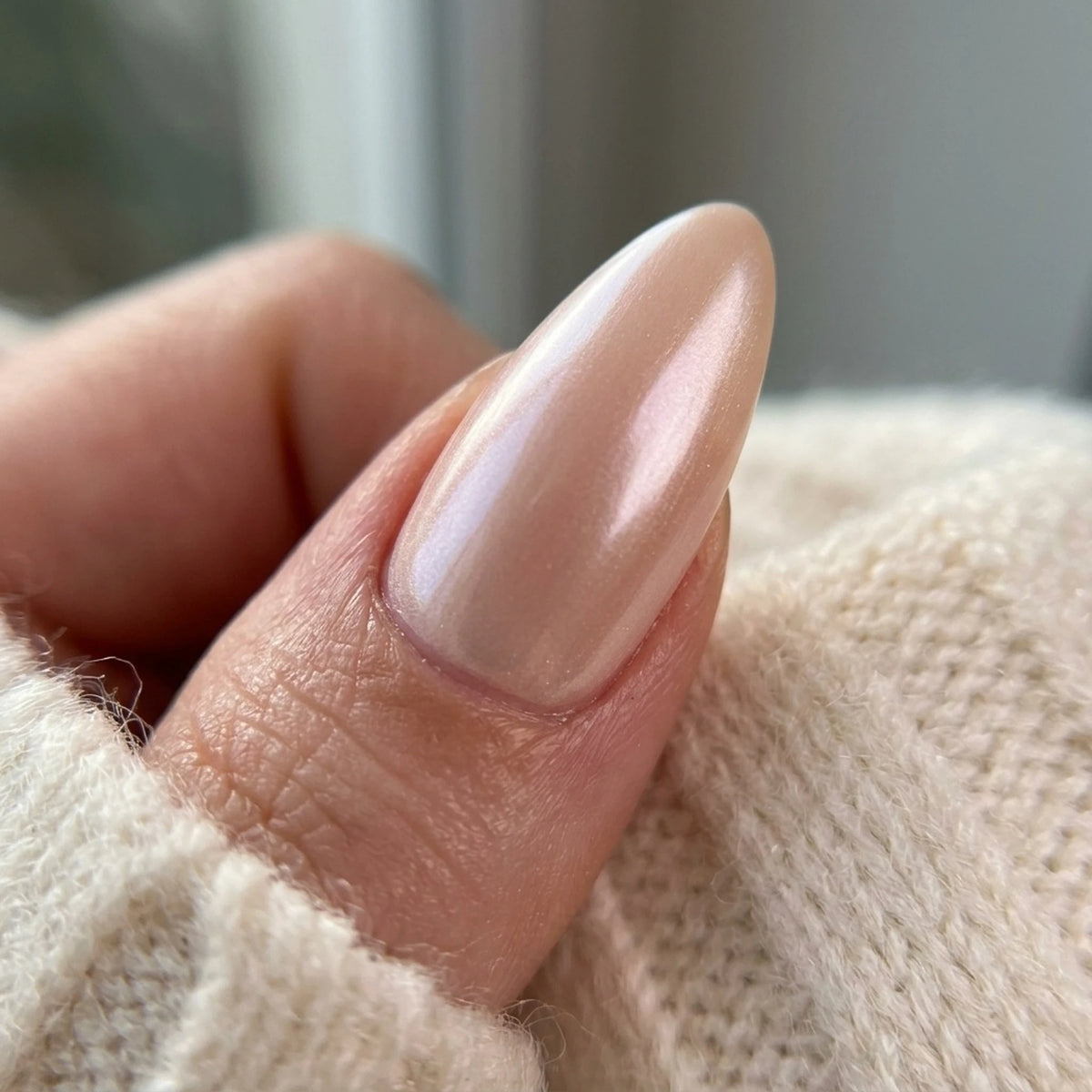 Faux ongles Heavenly Halo, gros plan sur la finition