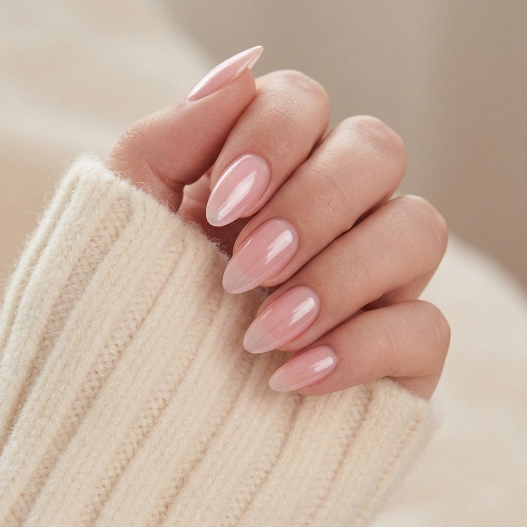 Pinkie Pearl press-on naglar