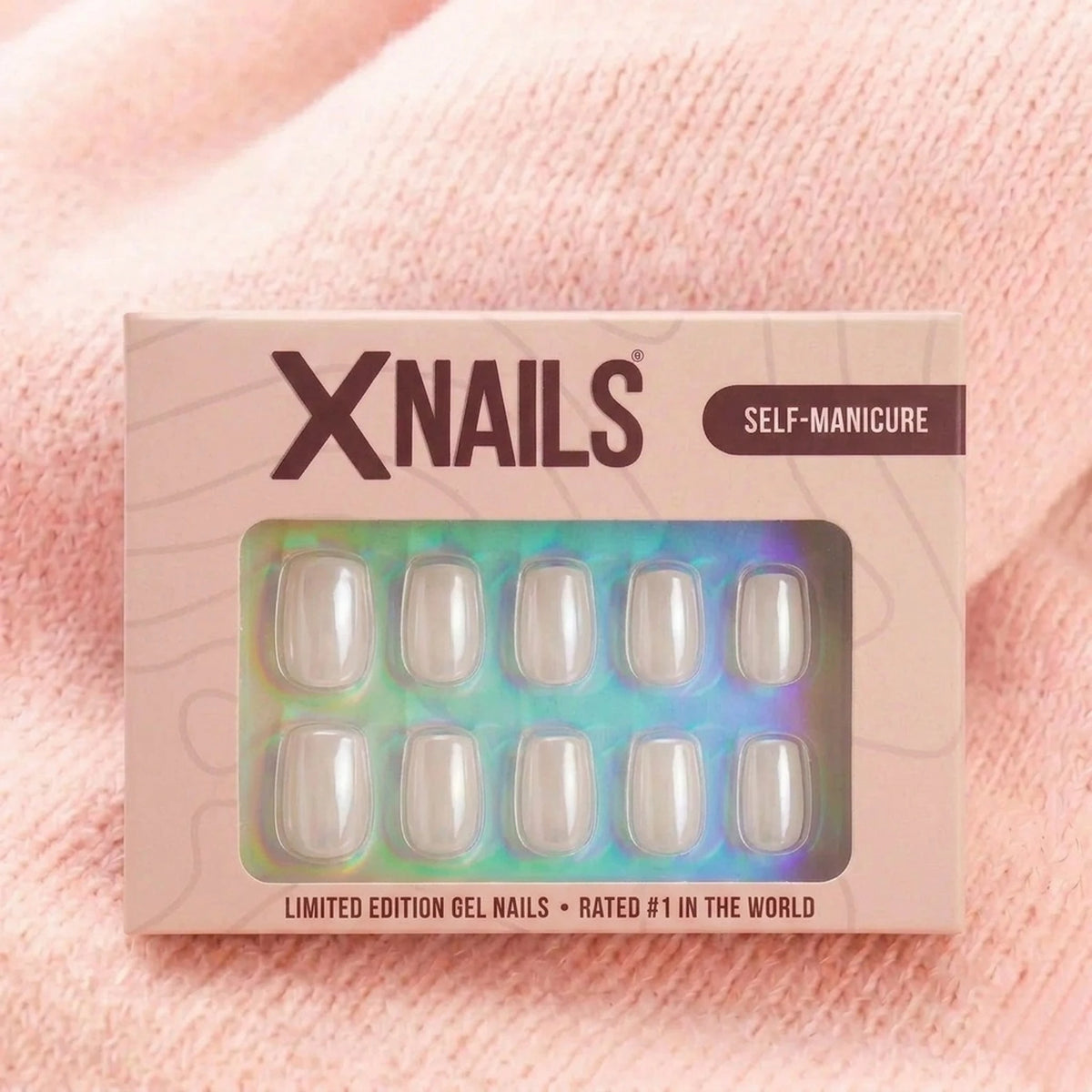 Faux ongles press-on Pure Pearl dans le coffret manucure XNails