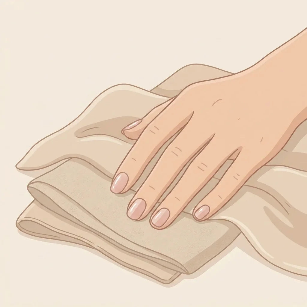 Illustration : ongles terminés au repos